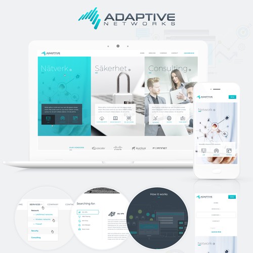 Website design and development for Adaptive Networks