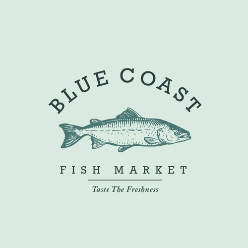 identity concept for premium seafood market