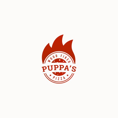 Logo for wood fired pizza trailer