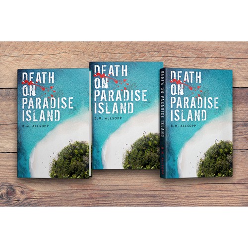 Book cover for "Death on Paradise Island"