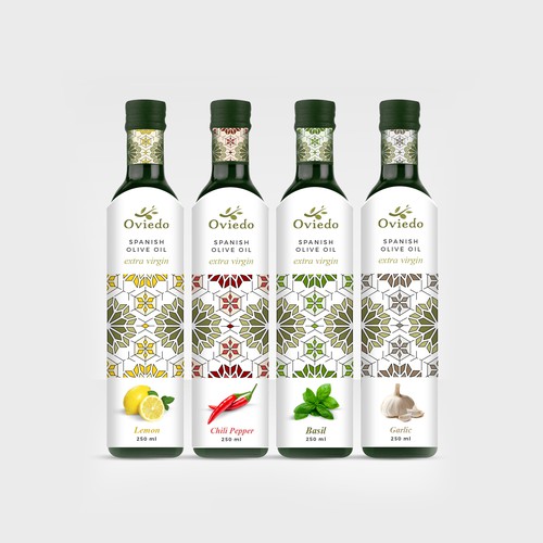 Oveido Olive Oil - Labels