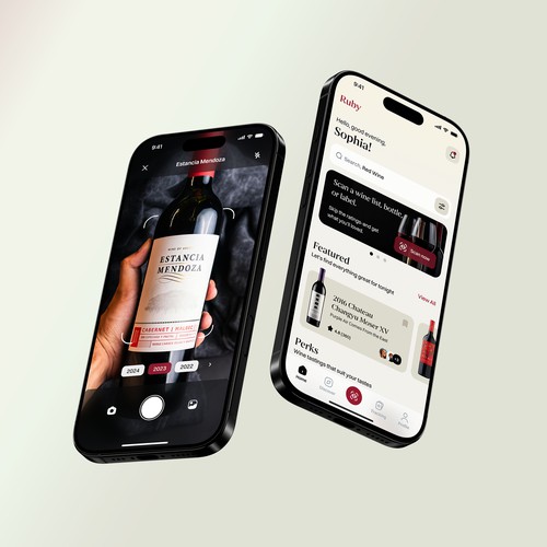 Sophisticated App Design for Wine Lovers