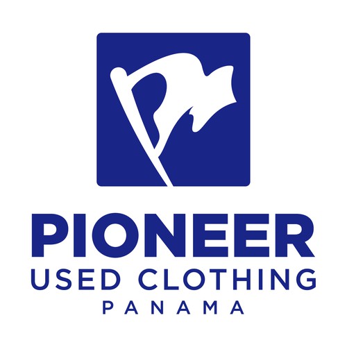 Logo design for Pioneer used Clothing Panama