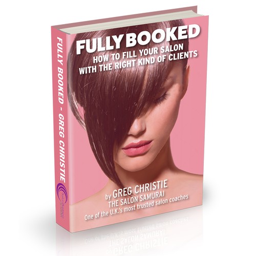 an eye-catching book cover for the hairdressing industry