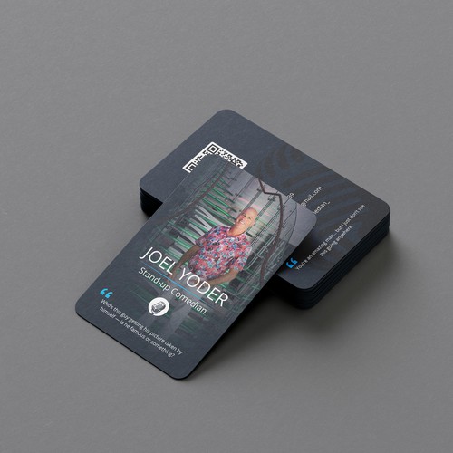 Comedian Business Card Design