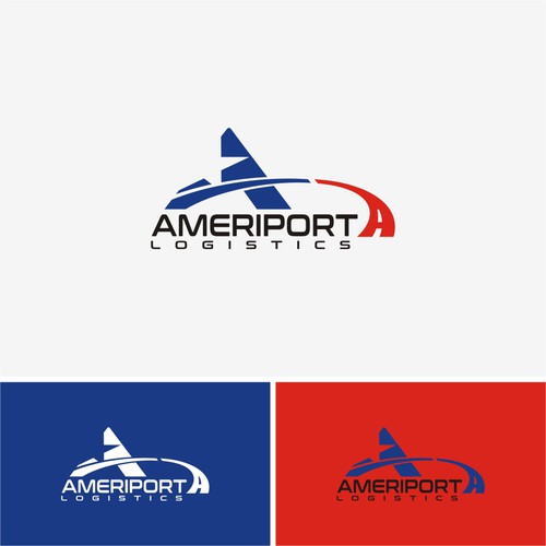 bold logo for American logistic company