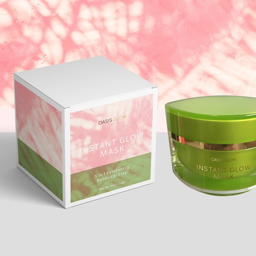 Product packaging for a skincare product