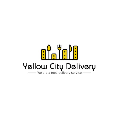 Yellow city delivered