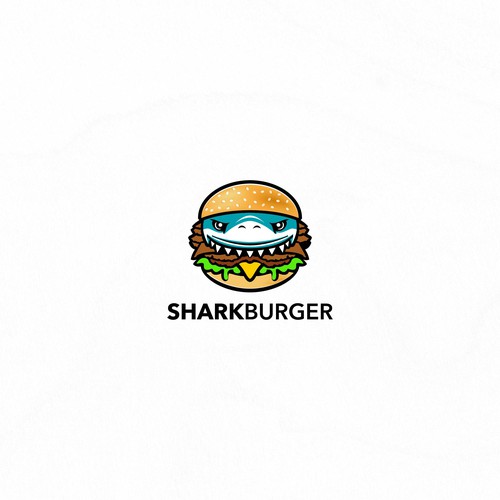 Shark Burger Logo 