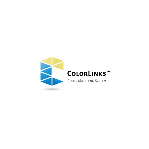 Logo concept for coloring company.