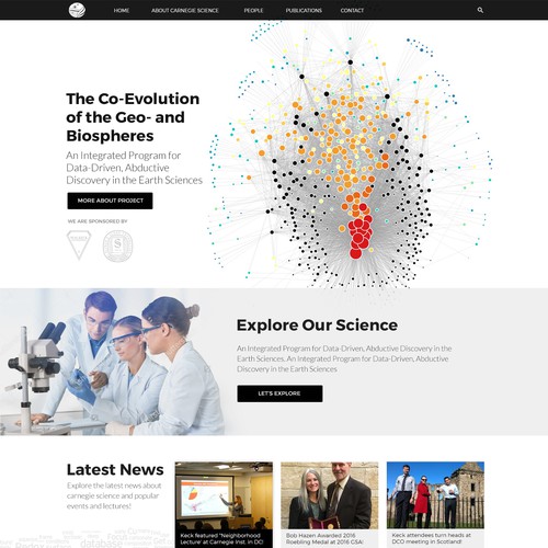 Science Landing Page