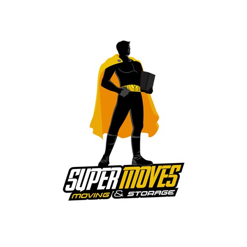 Design a Super Hero logo for a Moving Company in Atlanta