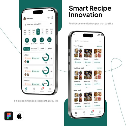 Mileplan AI | Healthy Recipe IOS App