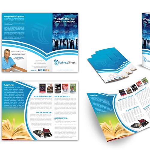 New brochure design wanted for BusinessGhost, Inc.