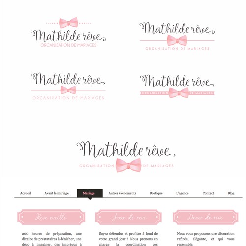 classy wedding planner logo