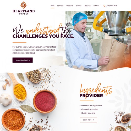 Distribution Packaging Website Design