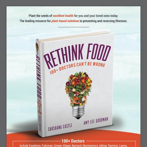 Ad design for Rethink Food book