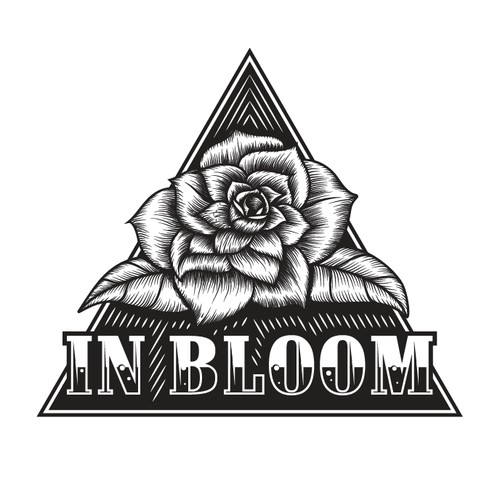 Logo concept for IN BLOOM music producer