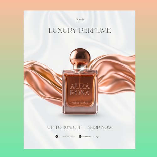 Luxury Perfume Flyer Design
