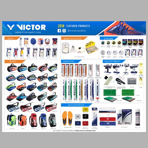 winner for Victor's products catalog