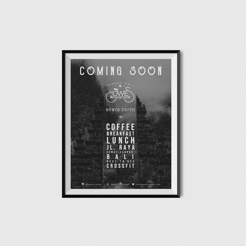 Poster Design for GOWES COFFEE