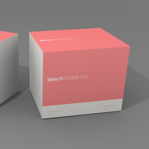 Create a luxurious outer packaging for Beauti Cube!
