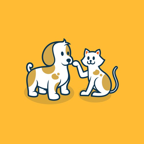 Concept logo for pets.co.uk
