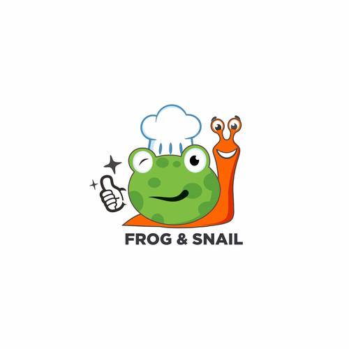 restaurant + icon frog and snail