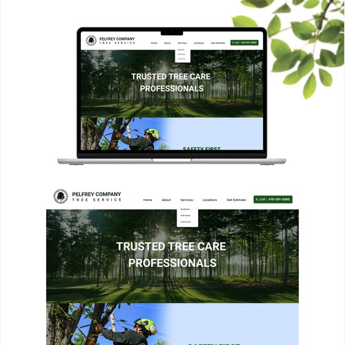 Website Design for Tree Serive Company