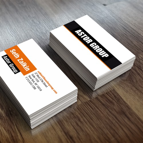 Business Card Design for Astor Group