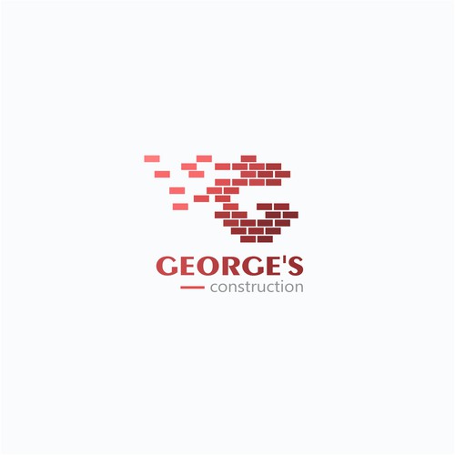 George's Construction Logo Design Concept