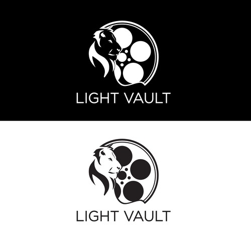  Light Vault - a logo design for a secure motion picture storage company.