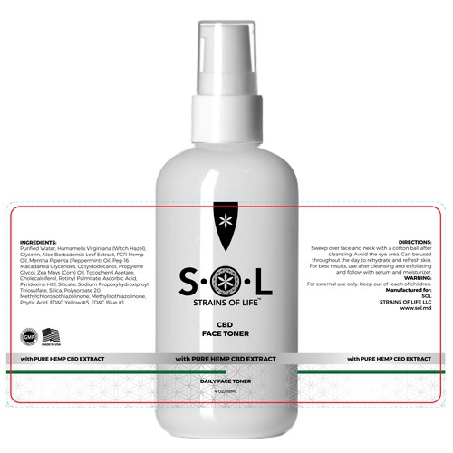 SOL CBD Product Line