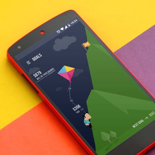 UI/UX Gamification for Financial Health App