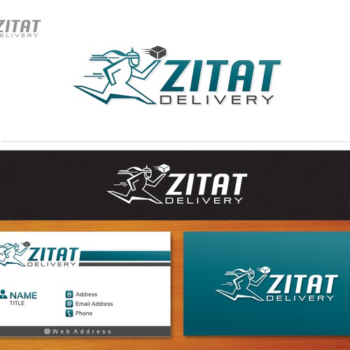 Zitat Delivery Logo and Business Card