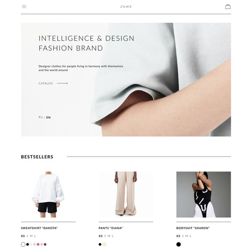 Clothing Brand Online Shop Website