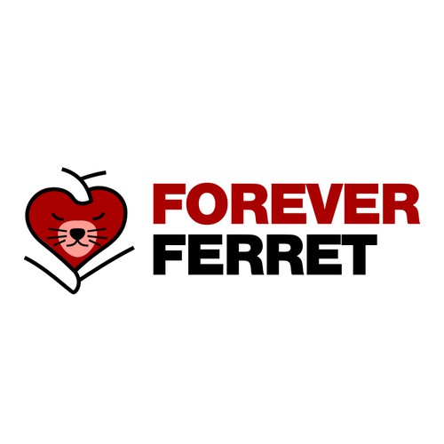 Bold logo concept entry for Forever Ferret