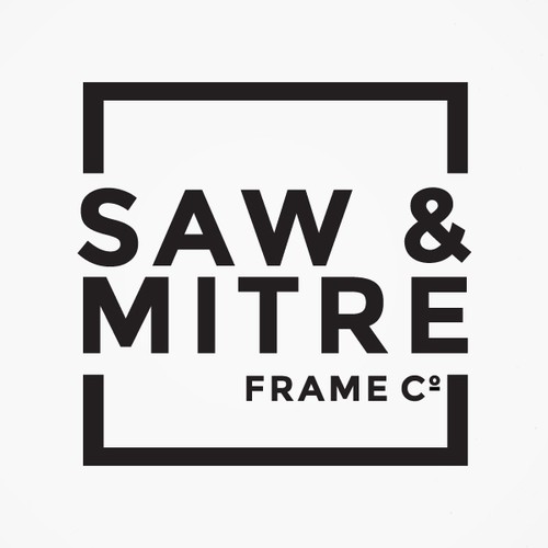 Help a brother out! Design a killer brand image for my start-up, Saw & Mitre Frame Co.