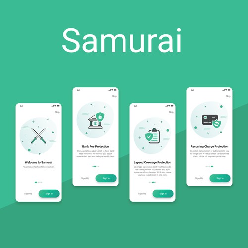 Samurai Mobile App - Green 