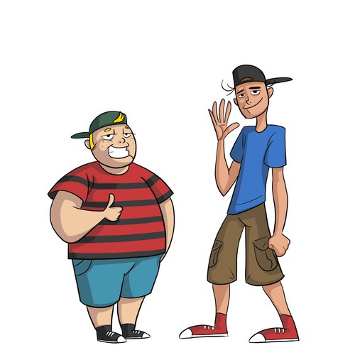 Cartoon boys