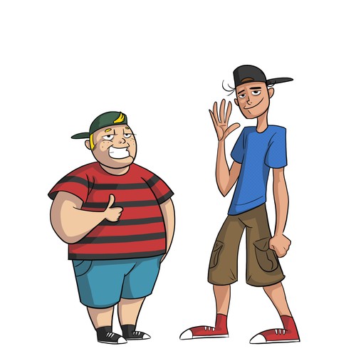 Cartoon boys