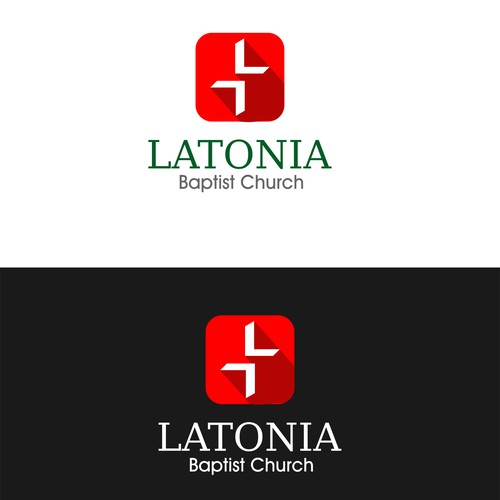 Create a church logo that can be used for web and printed media.