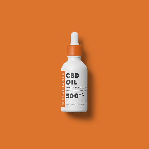 Plantacea CBD Oil Label - Concept