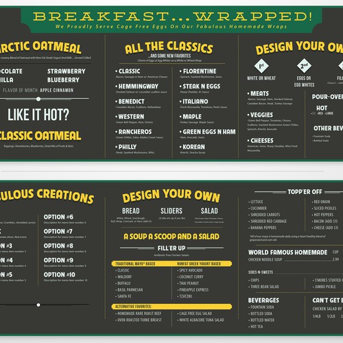 Menu Design