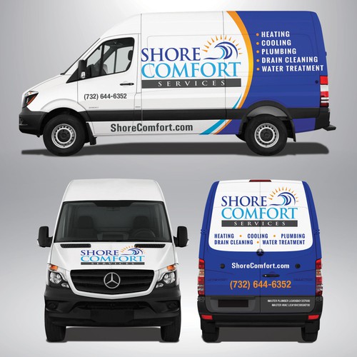 Plumbing Van Wrap Design