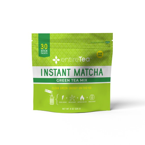 Green Tea Product Packaging