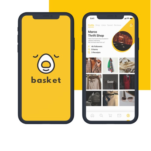 Basket Mobile Apps Design
