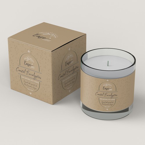 Candle label design 