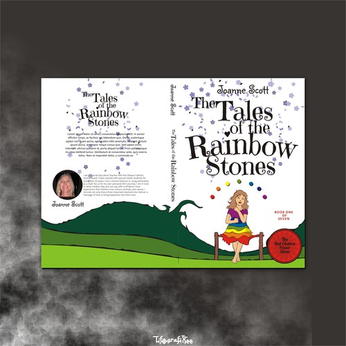 Book cover concept about spiritual journey for kids