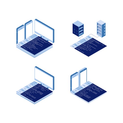 Isometric icons